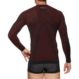Langarm Funktionsshirt TS2 dunkelrot