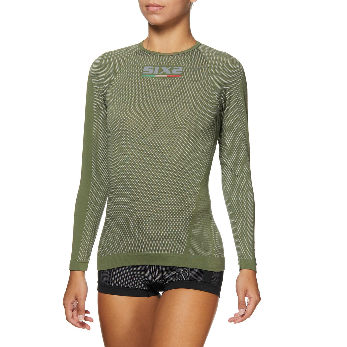 Langarm Funktionsshirt TS2 grün (Army)