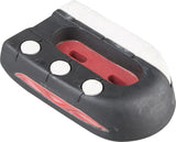 Absatz Speedway schwarz/weiss/rot