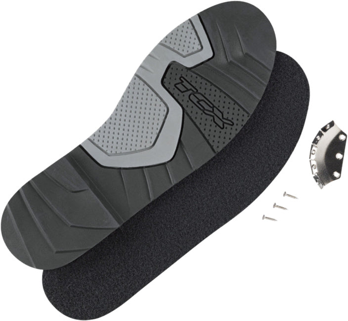 Sohle -Schuh Motard schwarz-grau