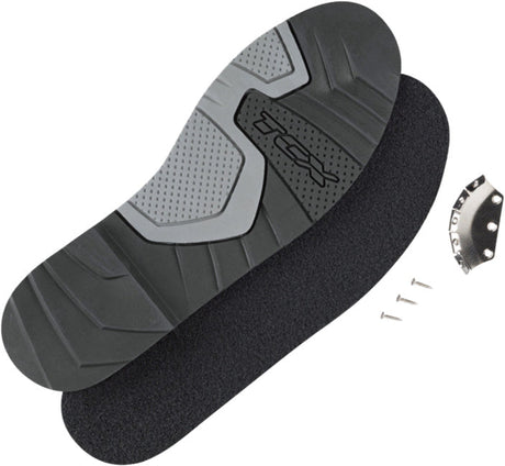 Sohle -Schuh Motard schwarz-grau