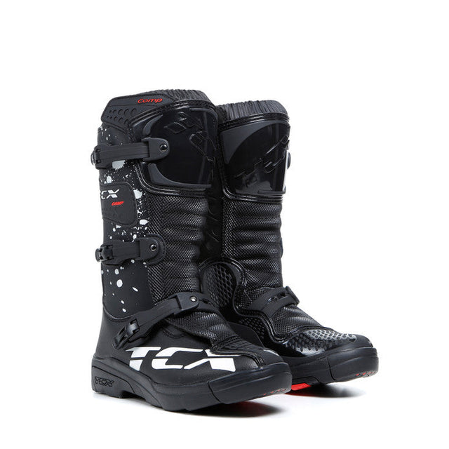 Stiefel COMP-KID schwarz-weiss