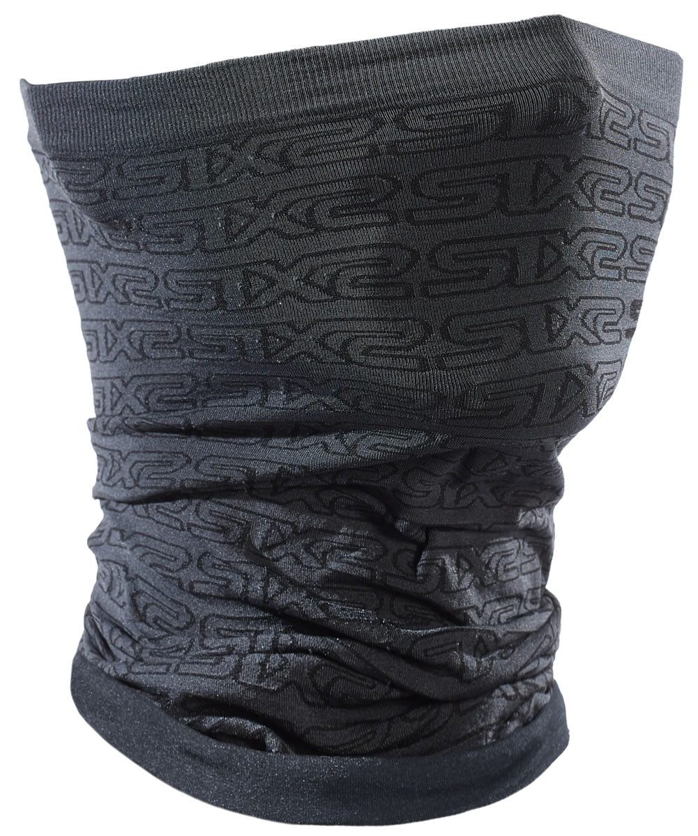 Halswärmer TBX V2 Logo dunkel grau-schwarz one size