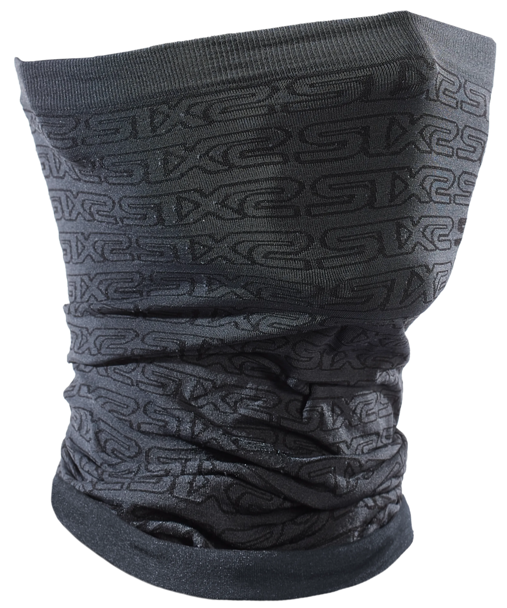 Halswärmer TBX V2 Logo dunkel grau-schwarz one size