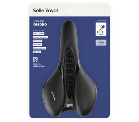 Respiro Athletic Fahrradsattel - schwarz