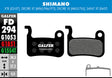 Standard Bremsbelag - Shimano Deore XT BR-M965/966/975, Deore LX BR-M655/765/775, Saint XT (04-07),