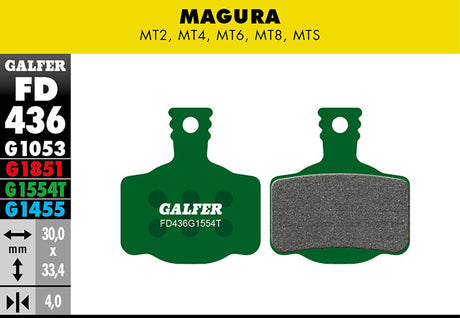 Pro Bremsbelag - Magura MT2, MT4, MT6, MT8, MTS