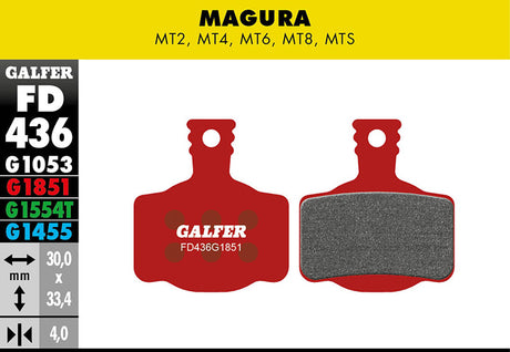 Advanced Bremsbelag - Magura MT2, MT4, MT6, MT8, MTS