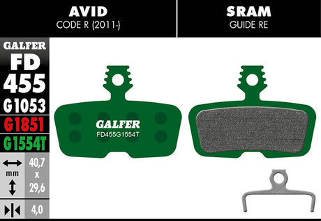 Pro Bremsbelag - Avid Code R ab 2011