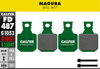 Pastillas de freno Pro para Magura MT5/7- Verde
