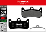 Standard Bremsbeläge für Formula Cura 4 - Schwarz