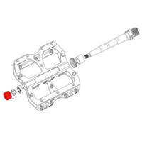 Axle End Cap für Escape Pedale