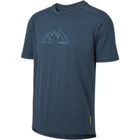 Flow Tech T-shirt Berglogo - Blauw