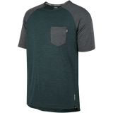 Flow X children's short-sleeved jersey - Turquoise/Grey 