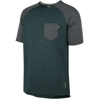 Flow X children's short-sleeved jersey - Turquoise/Grey 
