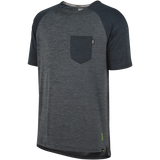 Flow X children's short-sleeve jersey - Gray/Black 
