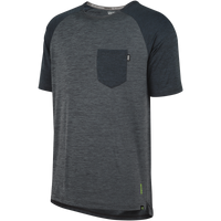 Flow X children's short-sleeve jersey - Gray/Black 