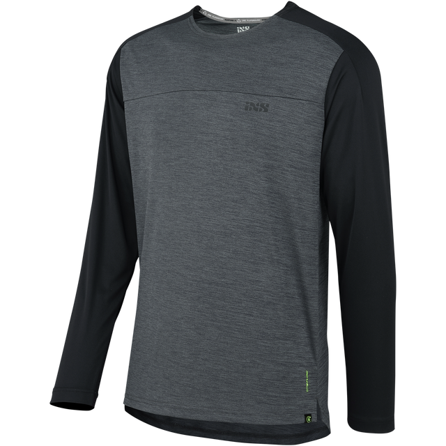 Flow X Kids Long Sleeve Jersey - Anthracite-Black
