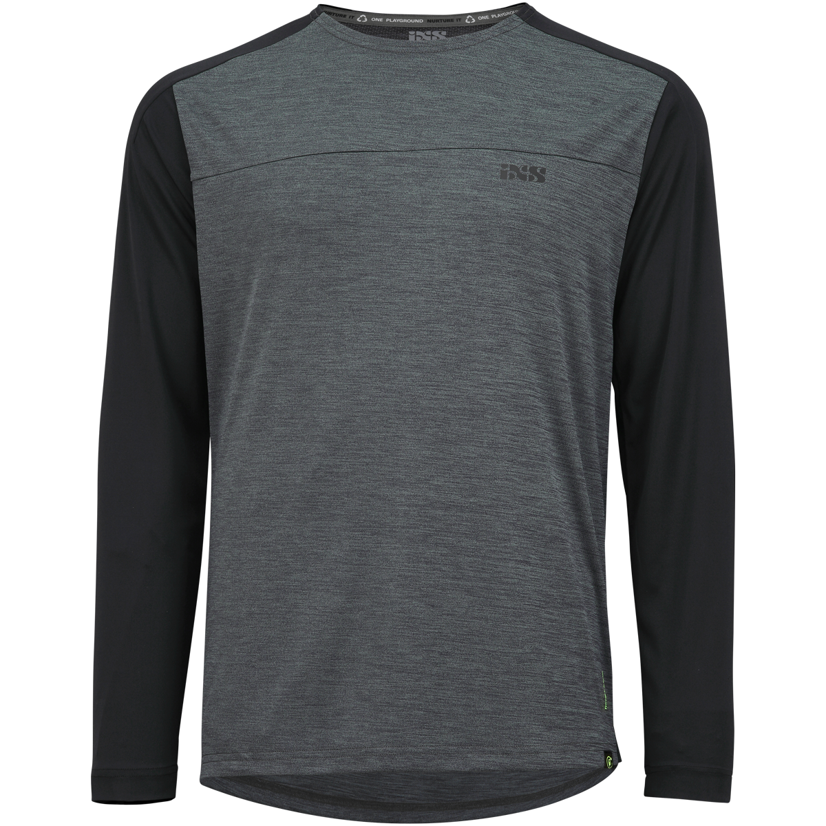 Flow X Kids Long Sleeve Jersey - Anthracite-Black