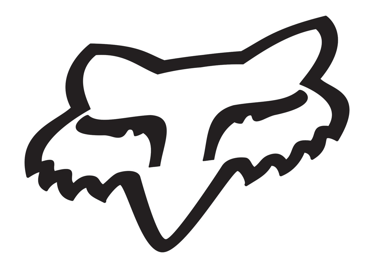 FOXHEAD TDC Sticker - Black