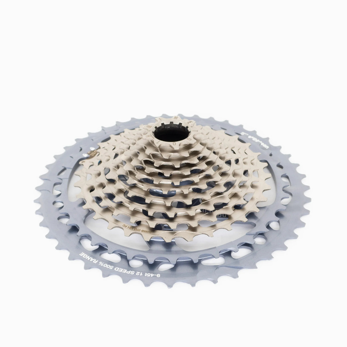 Helix Race Gravel Kassette 12-fach - 9-45 Zähne - nickel grey
