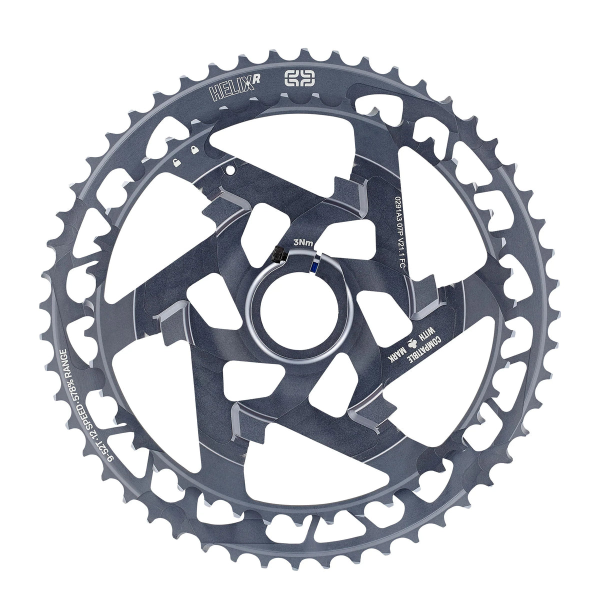 Helix Race Kassette 12-fach - 9-52 Zähne - nickel grey
