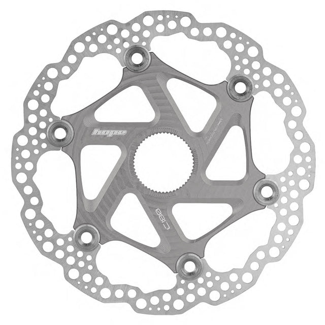Floating Disc Bremsscheibe - Center Lock - silber