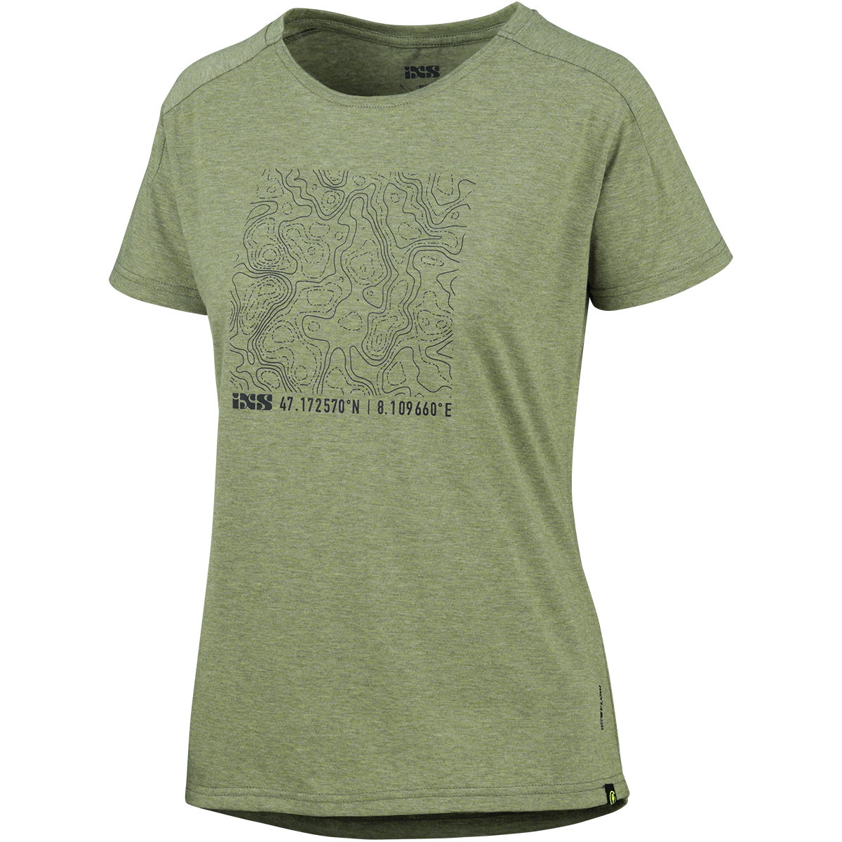 Flow Kids Tech Tee Contour Girls olive