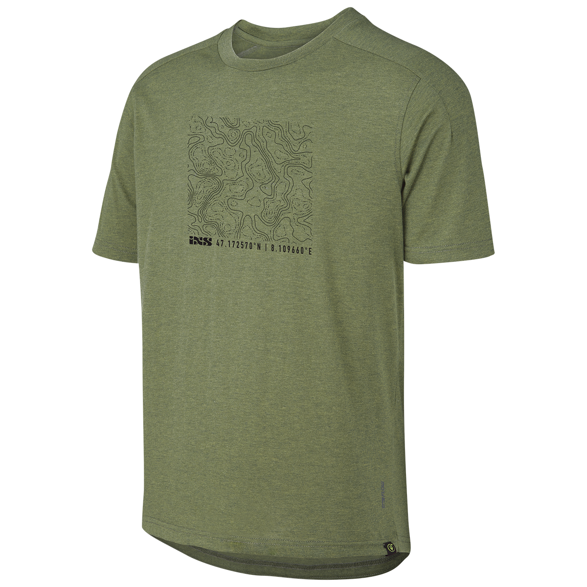 Flow Kids Tech Tee Contour olive