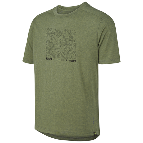 Flow Kids Tech Tee Contour olive