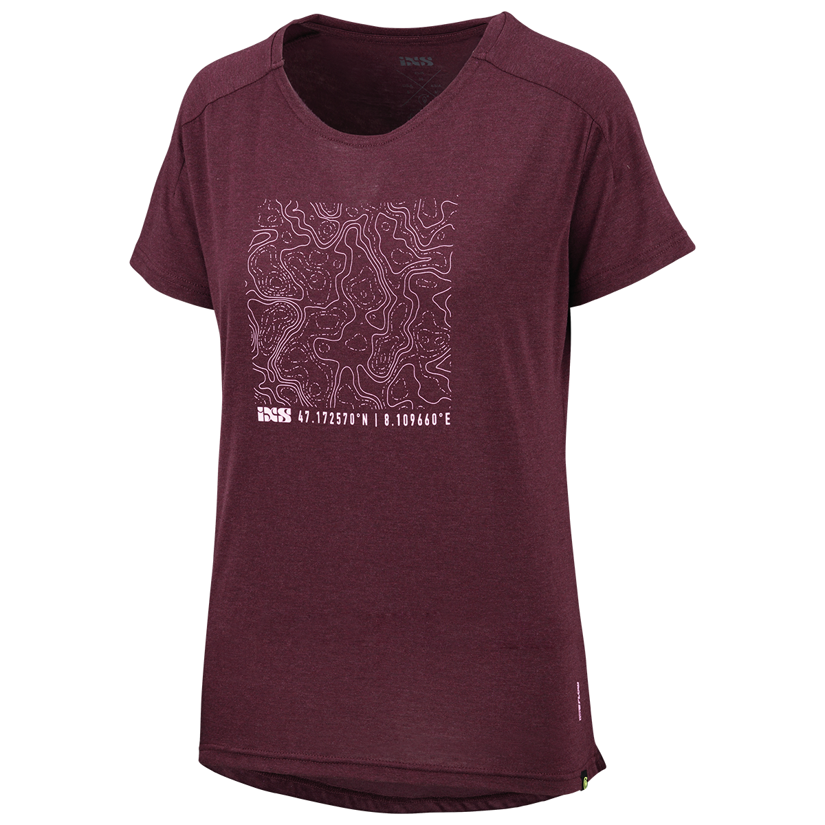 Flow Kids Tech Tee Contour raisin