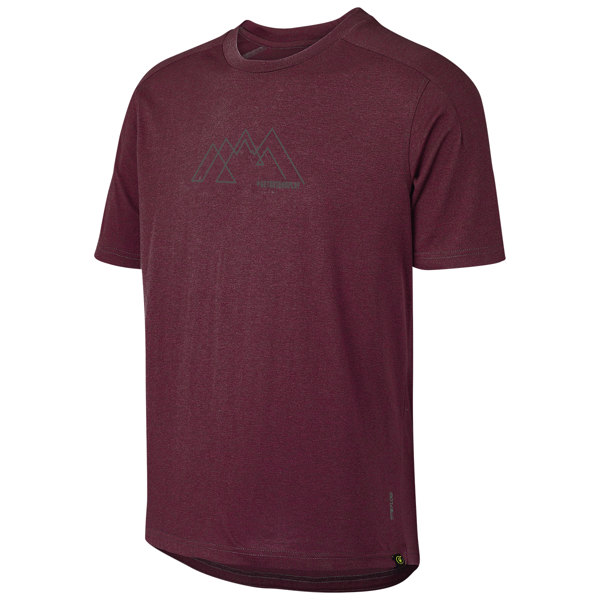 Flow Kids Tech Tee getoutandplay raisin