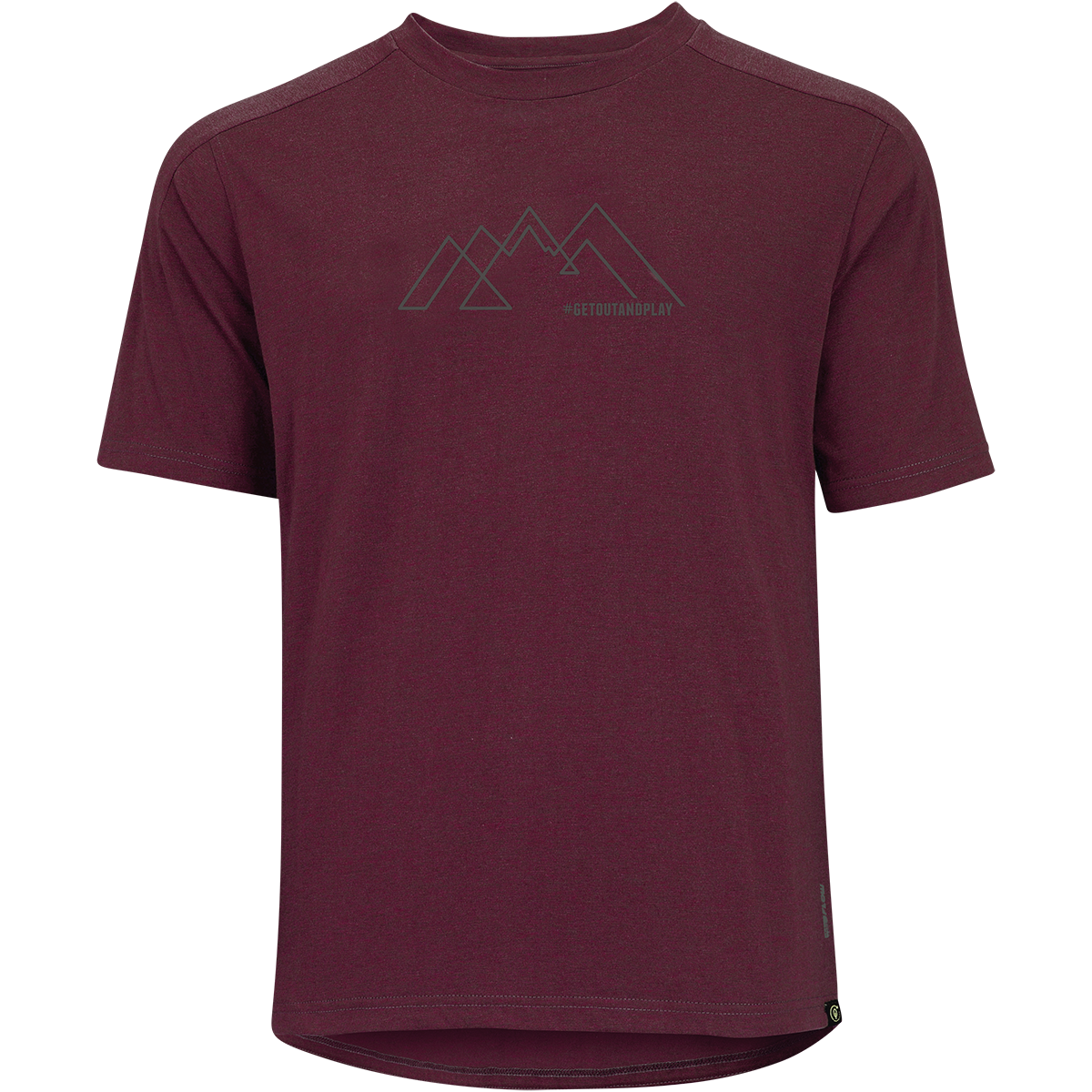 Flow Kids Tech Tee getoutandplay raisin