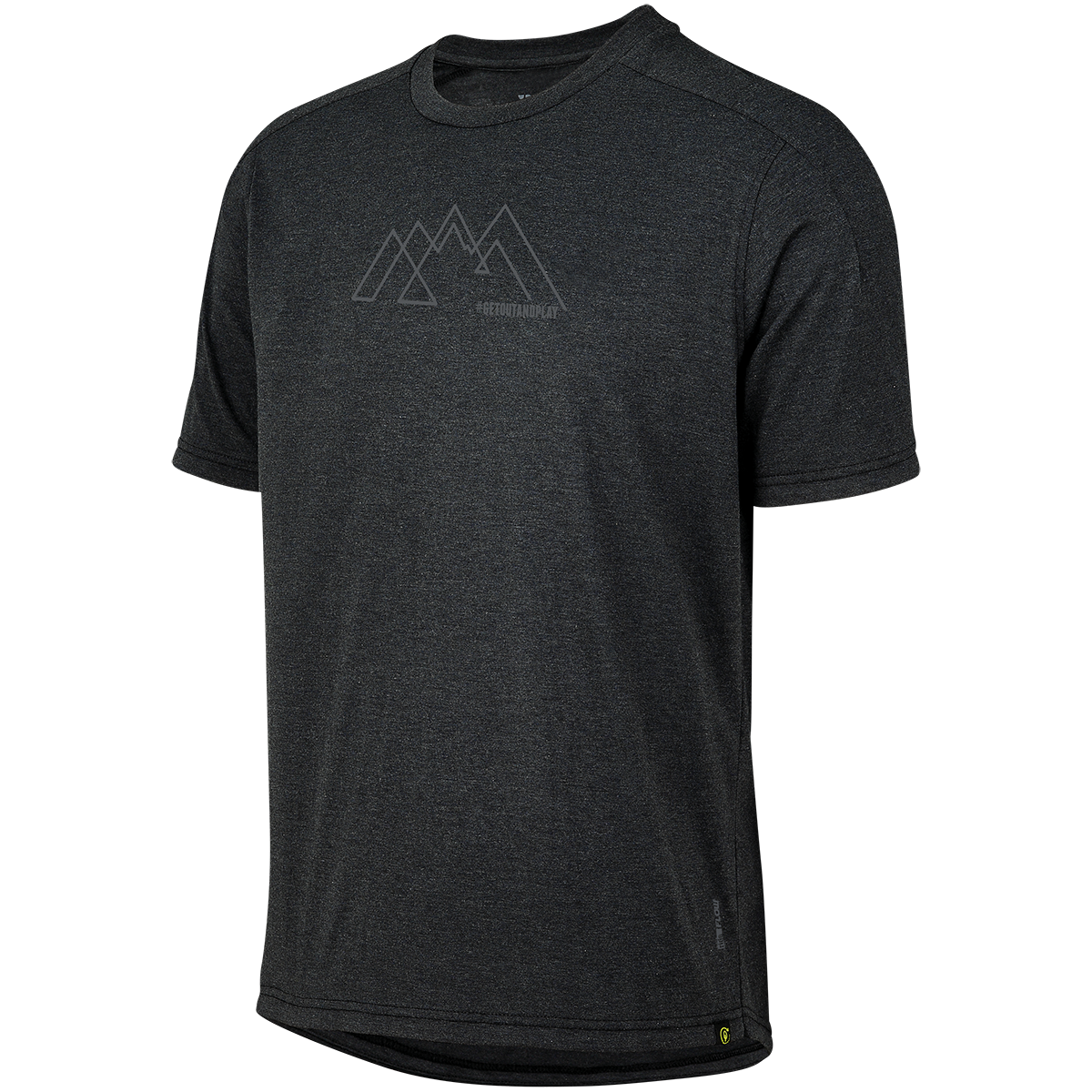 Flow Kids Tech Tee getoutandplay schwarz