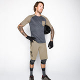 Flow X Kurzarm Trikot - Graphit/Khaki