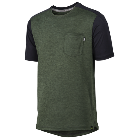 Flow X Kids Jersey olive-solid black