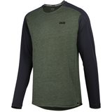 Flow X Kids long sleeve Jersey olive-solid black