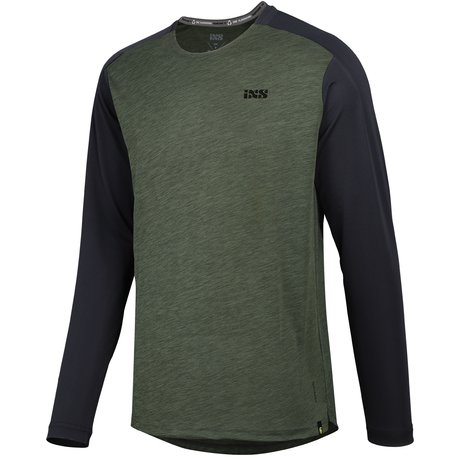 Flow X Kids long sleeve Jersey olive-solid black