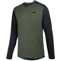 Flow X Kids Maglia a maniche lunghe oliva-nero tinta unita