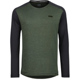 Flow X Kids long sleeve Jersey olive-solid black