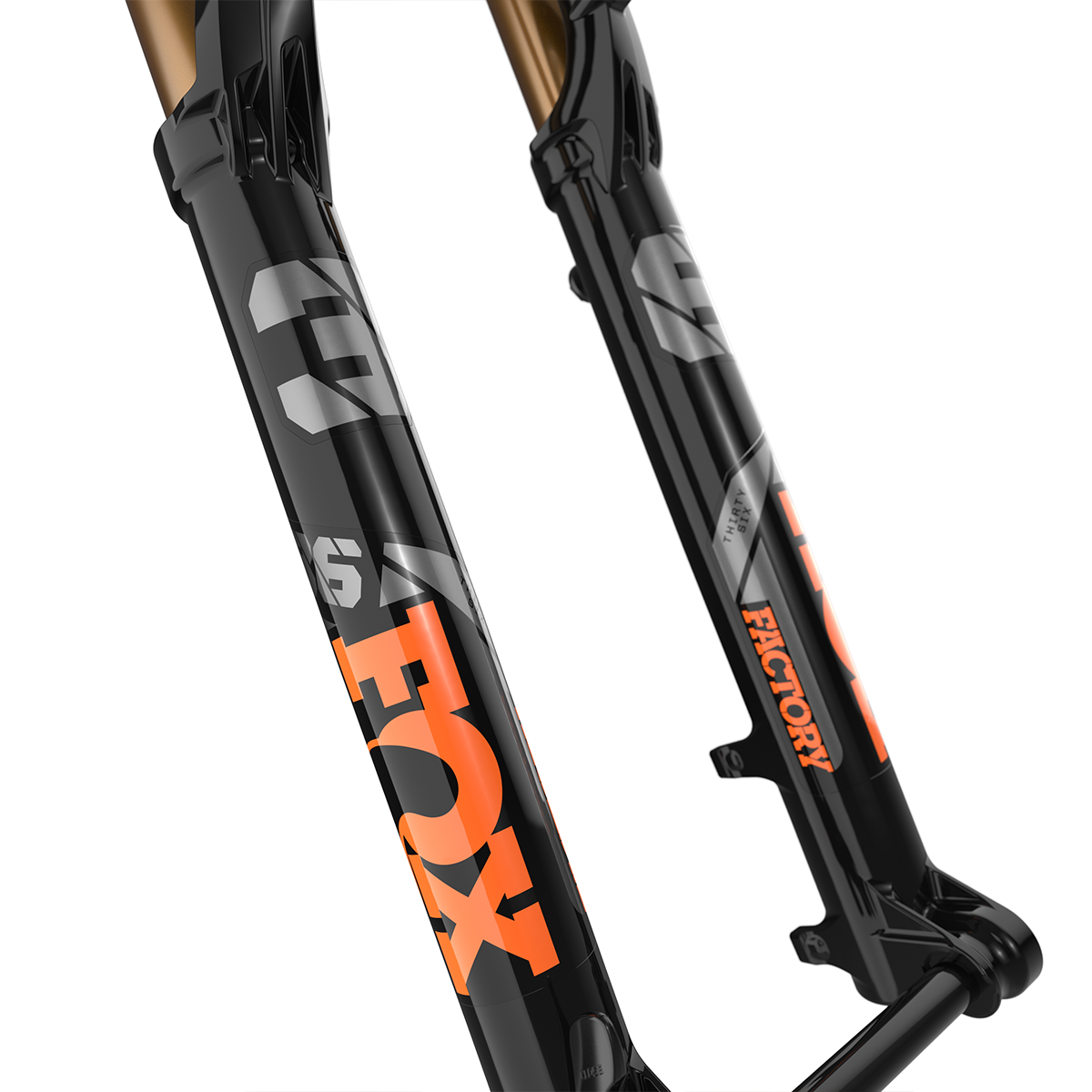 36 Float 27,5 Zoll 160 mm 44 mm Offset - Schwarz/Orange