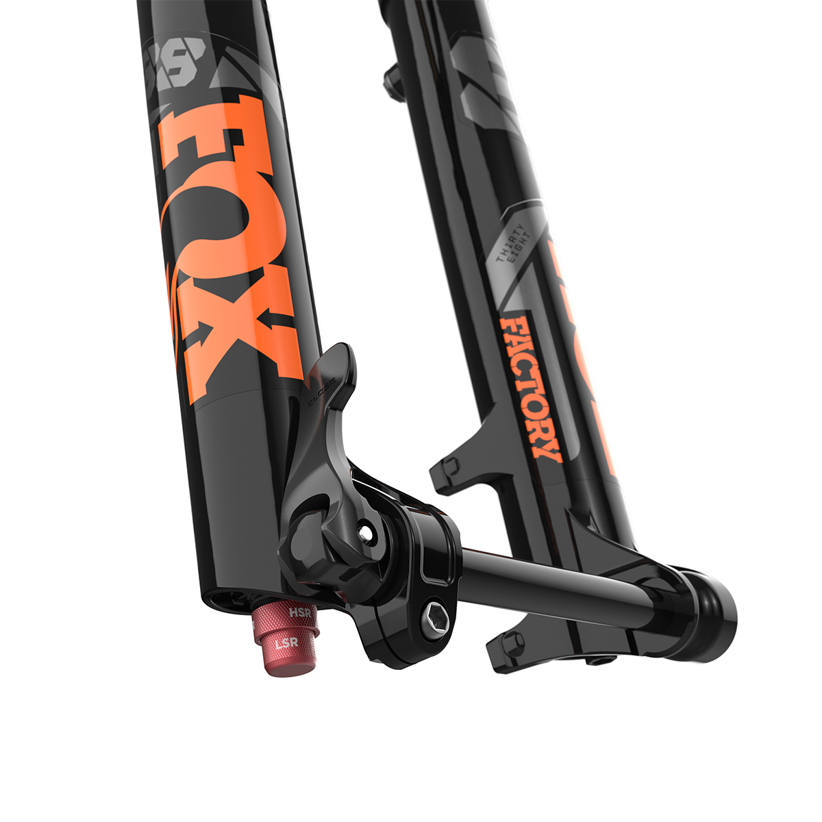 36 Float 29 Zoll 160 mm 44 mm Offset - Schwarz/Orange
