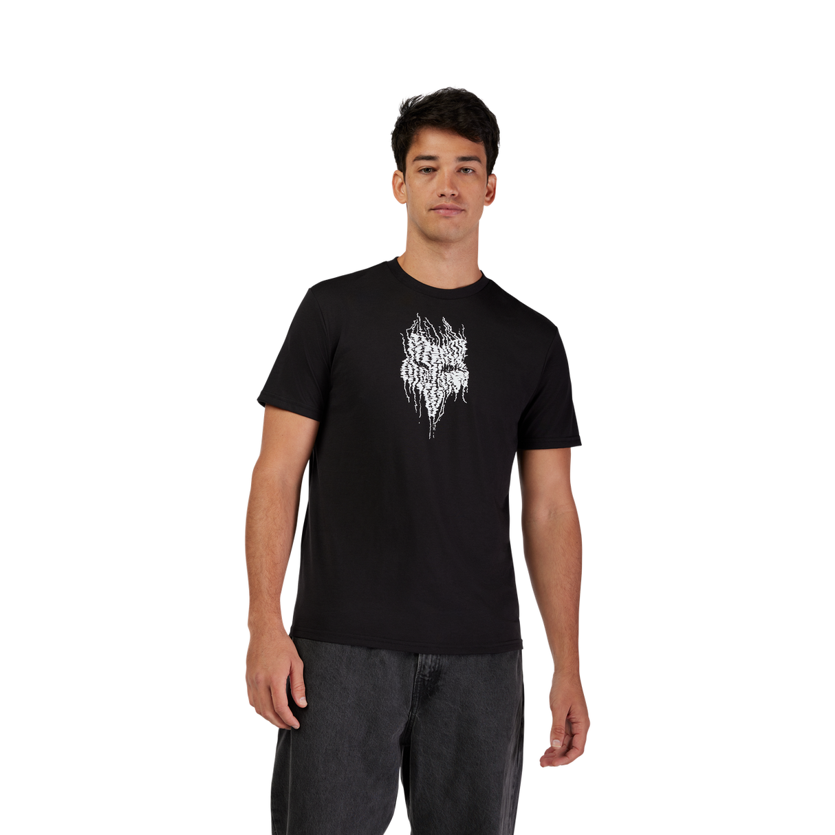 Bark Short Sleeve Tech Tee - Black