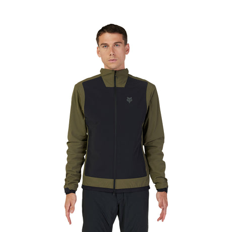 Defend Fire Alpha Jacke - Olive Green