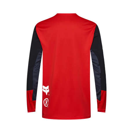 Defend Long Sleeve Jersey Elevated - Flo Red