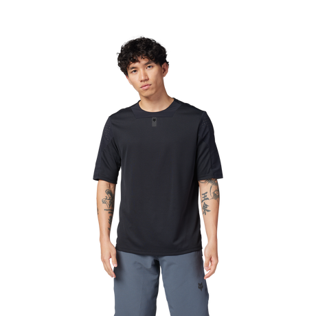 Defend Short Sleeve Jersey - Black