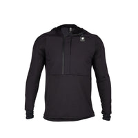 Felpa termica con cappuccio Defend - Nero
