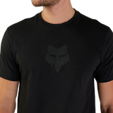 Fox Head Short Sleeve Premium T-Shirt - Black / Black