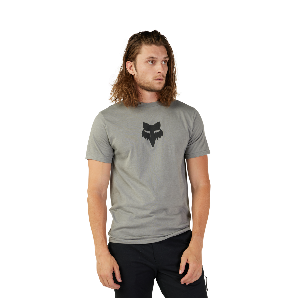 Fox Head Short Sleeve Premium T-Shirt - Heather Graphite