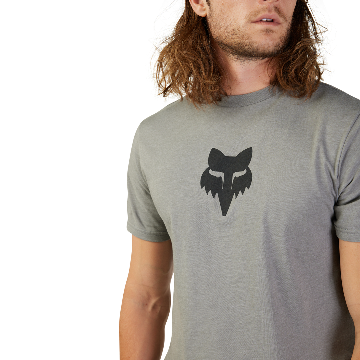 Fox Head Short Sleeve Premium T-Shirt - Heather Graphite